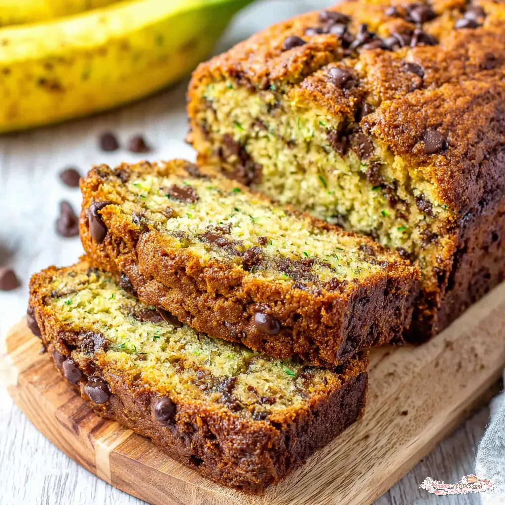 zucchini banana bread 425122490