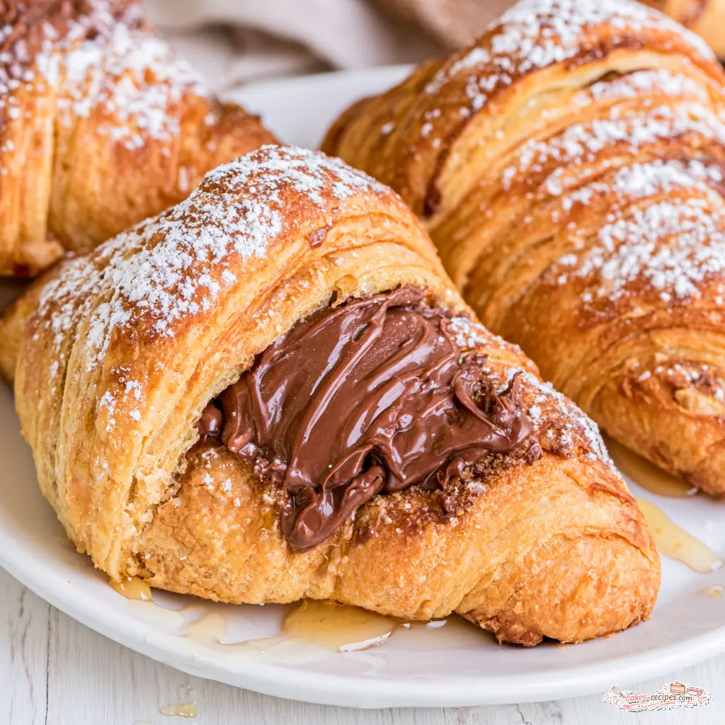 air fryer croissants with nutella