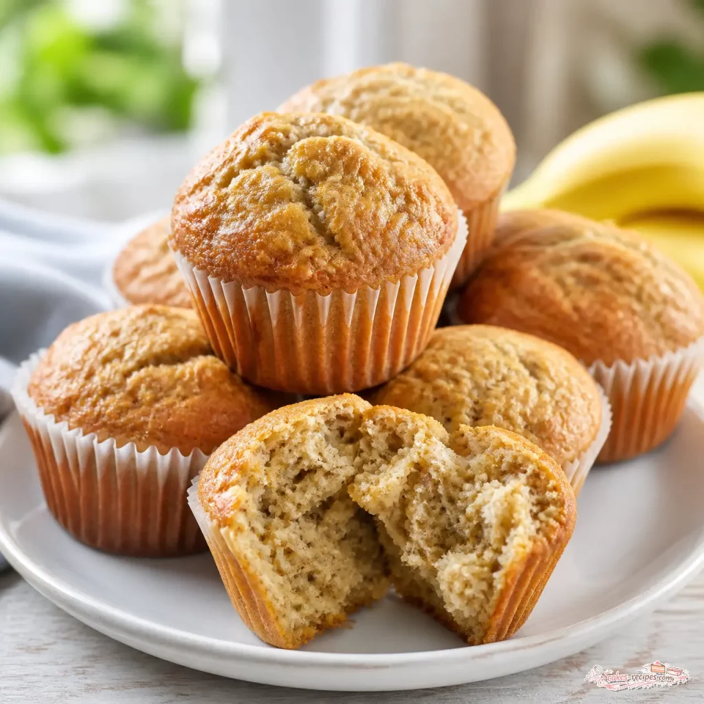 banana bread muffins 690645894