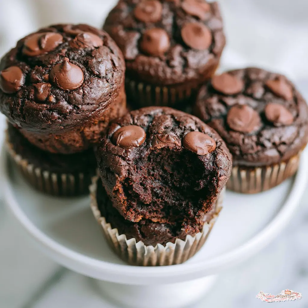 black bean brownie muffins