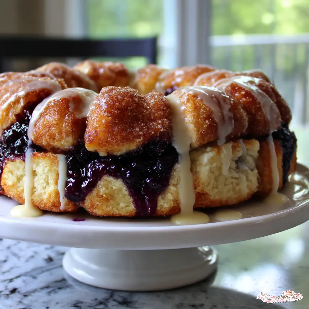 blueberry vanilla monkey bread