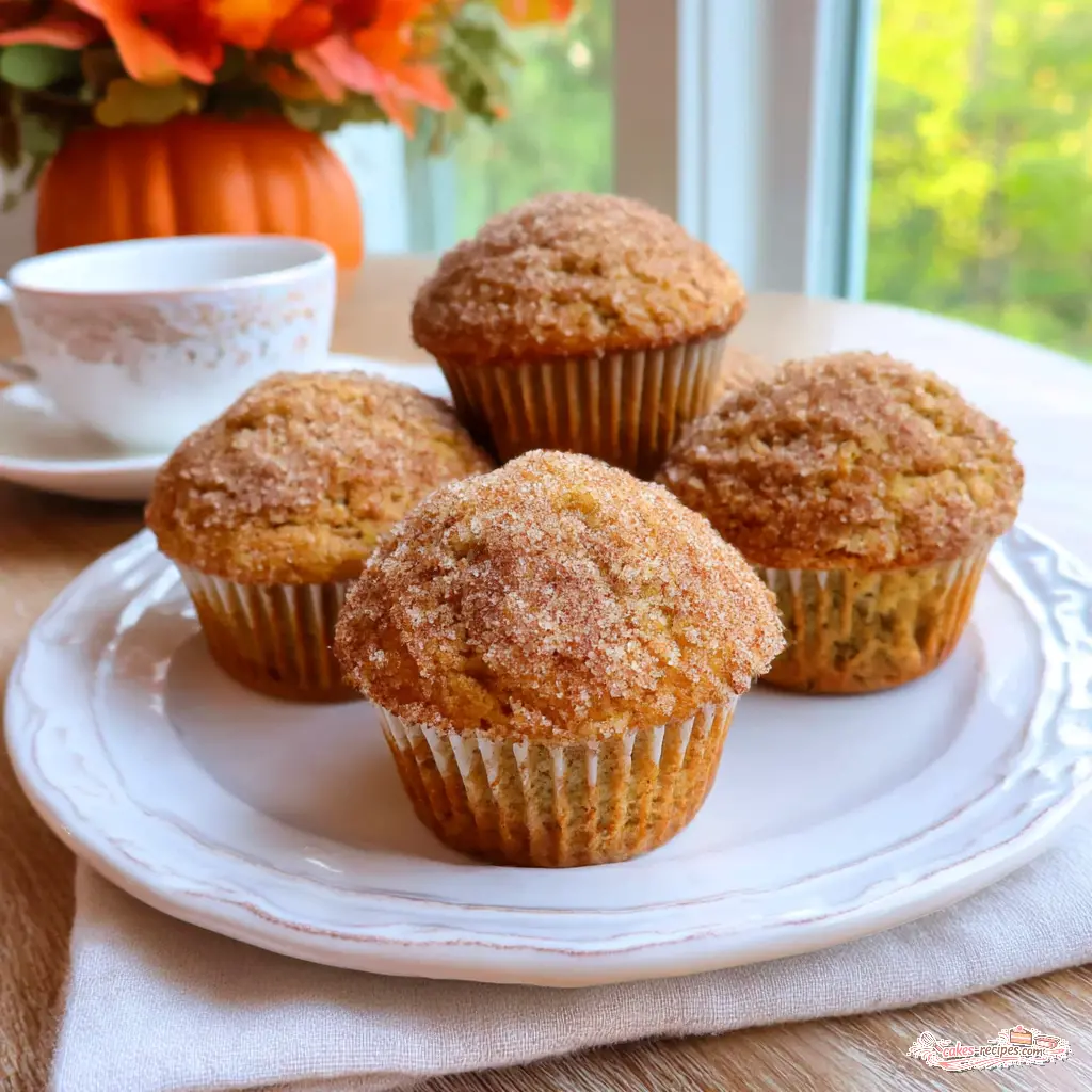 brown butter pumpkin banana muffins - final presentation