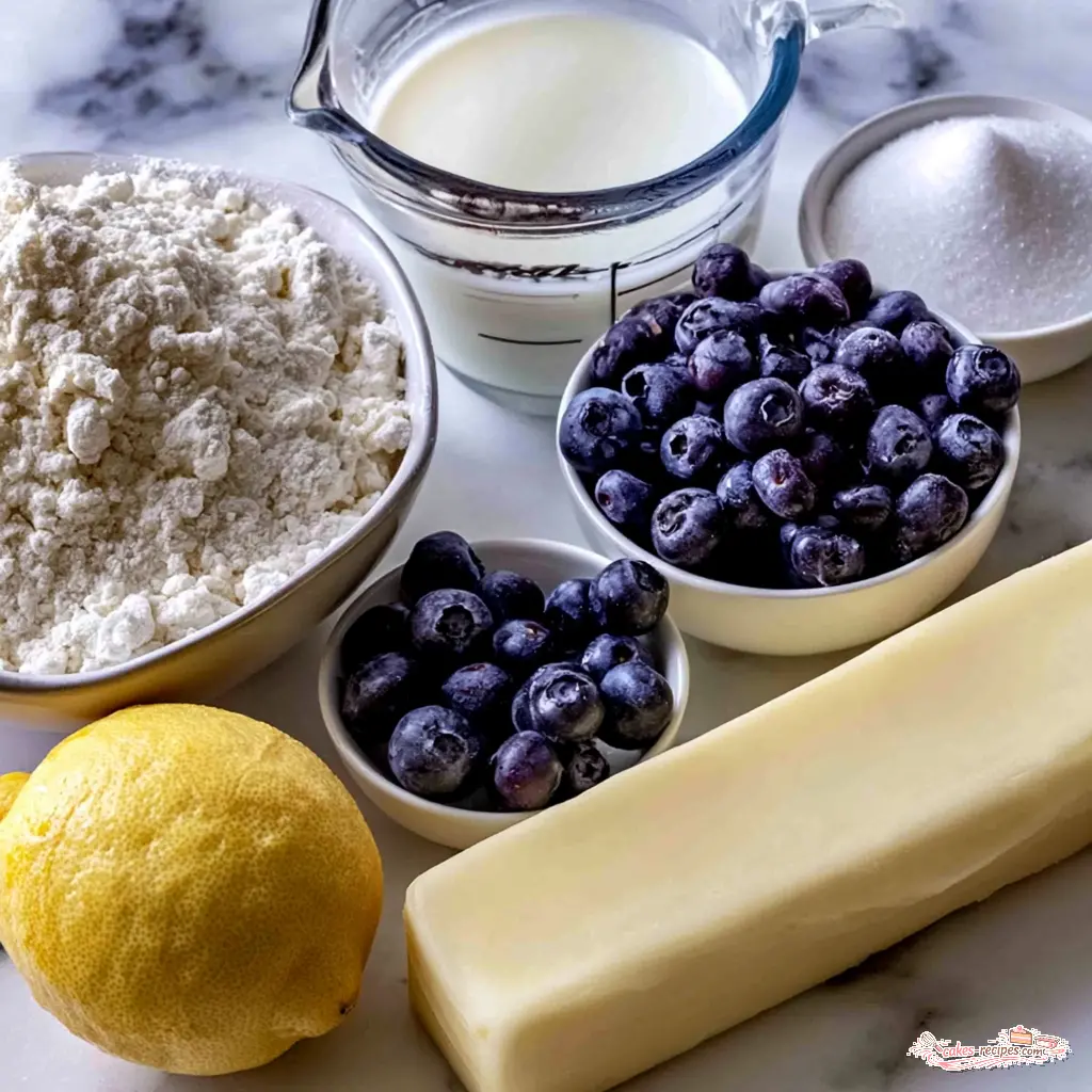 butter swim biscuits - main ingredients