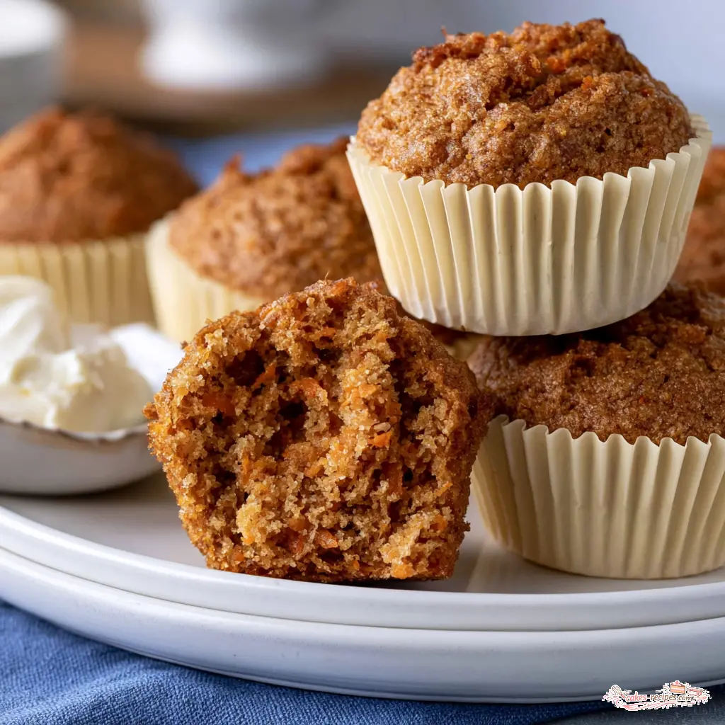 carrot muffins - final presentation