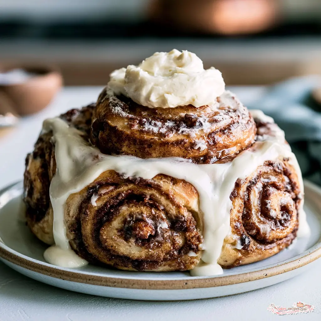 christmas morning cinnamon rolls - final presentation