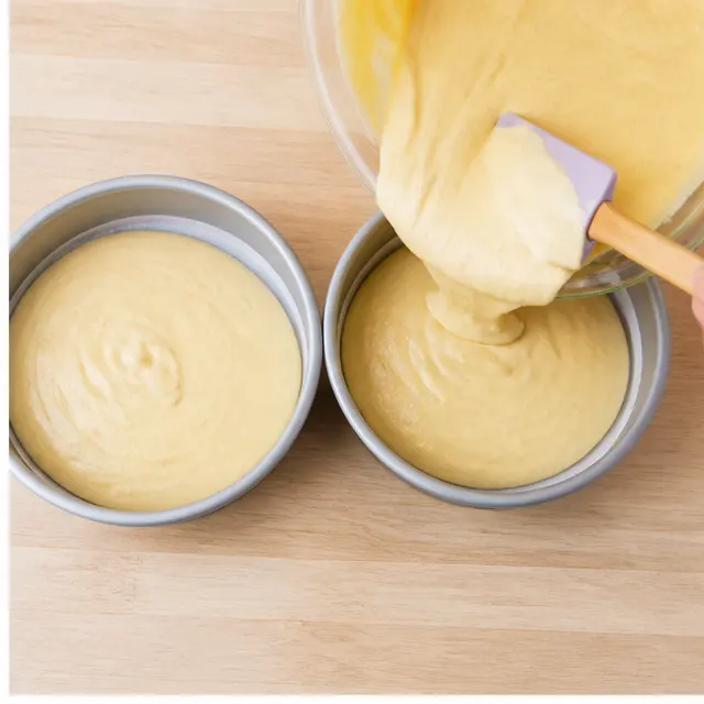 Step 1: Creaming softened butter and sugar until pale and fluffy
