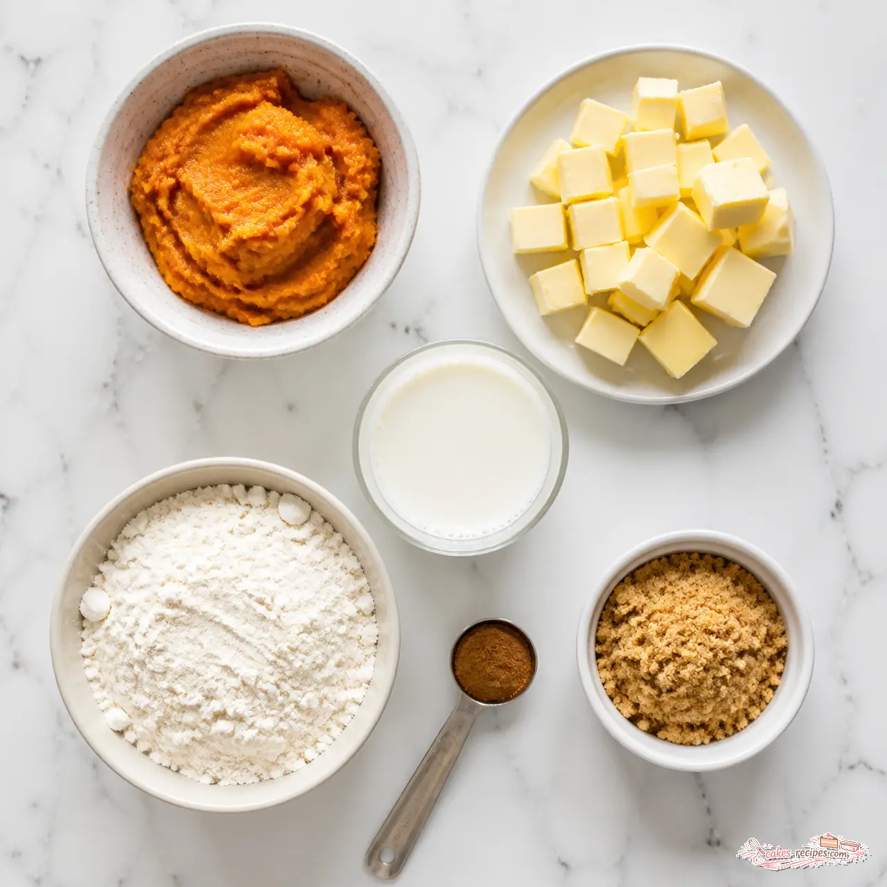 copycat starbucks pumpkin scones - main ingredients