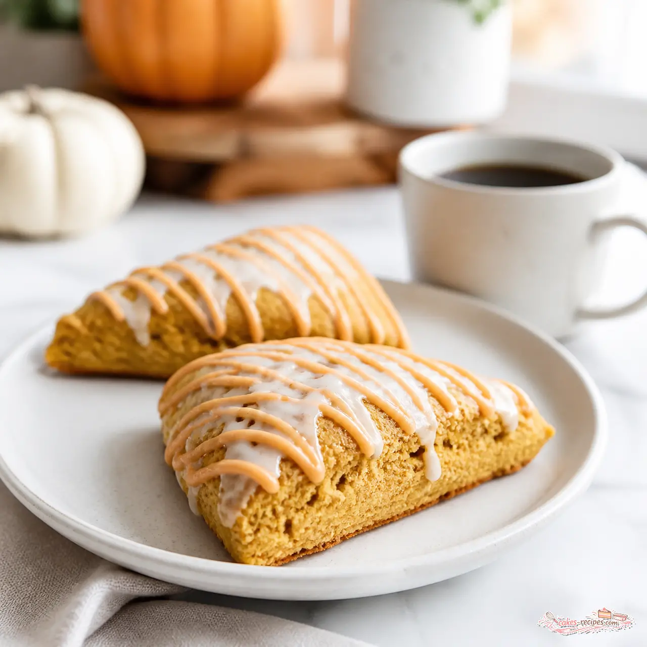 copycat starbucks pumpkin scones - final presentation