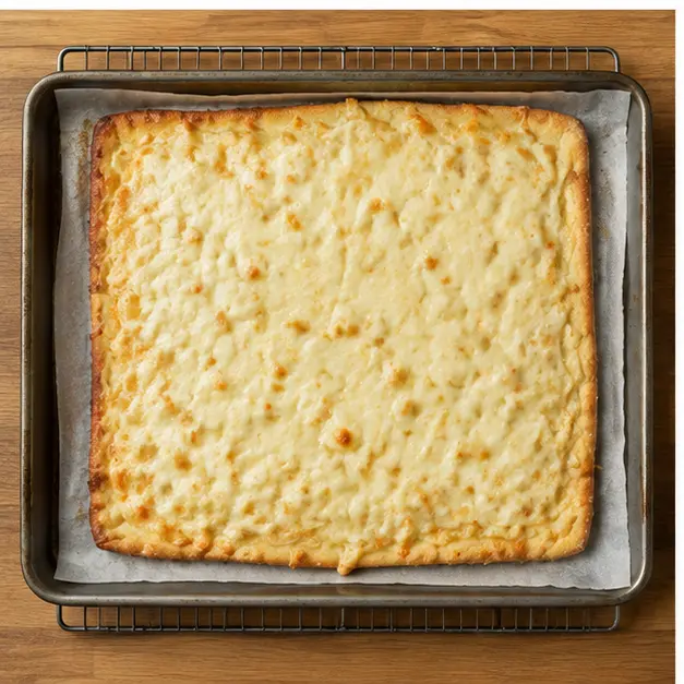 Step 3: Adding melted mozzarella after the first bake