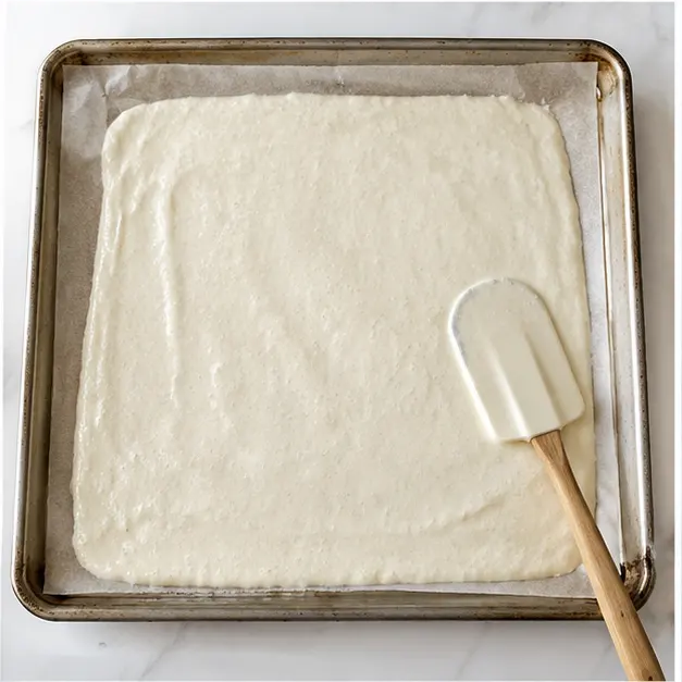 Step 3: Baking until golden brown and set in the center