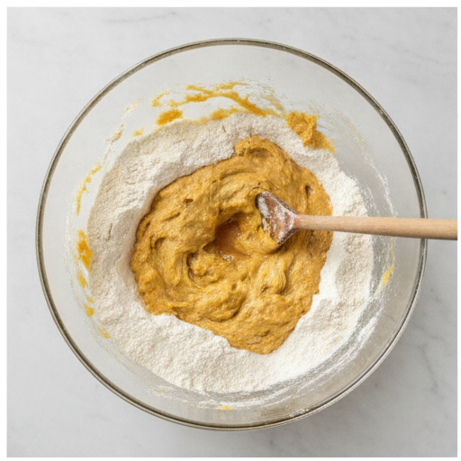 honey pumpkin sourdough bread - step 1
