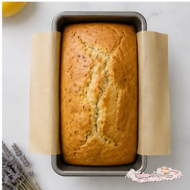Step 4: Baking and cooling the loaf in the pan