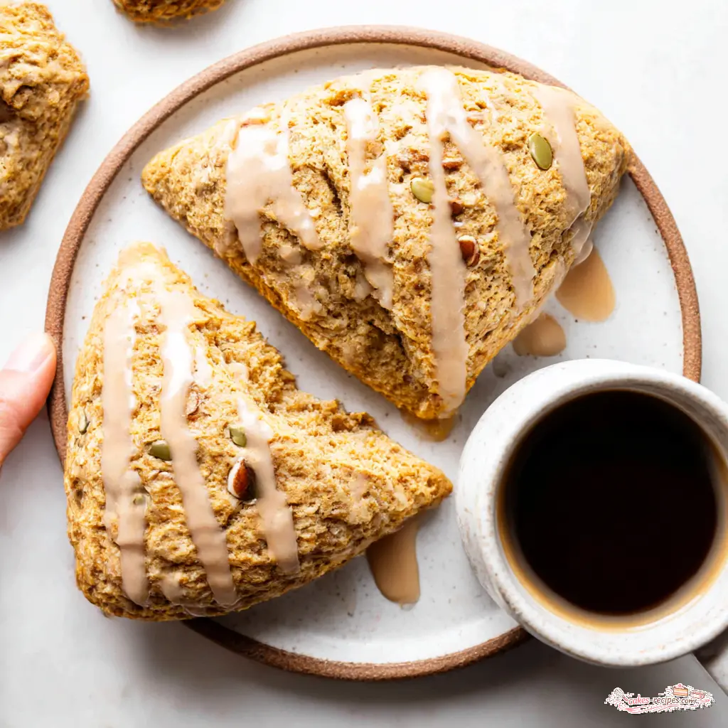 maple pumpkin scones - final presentation
