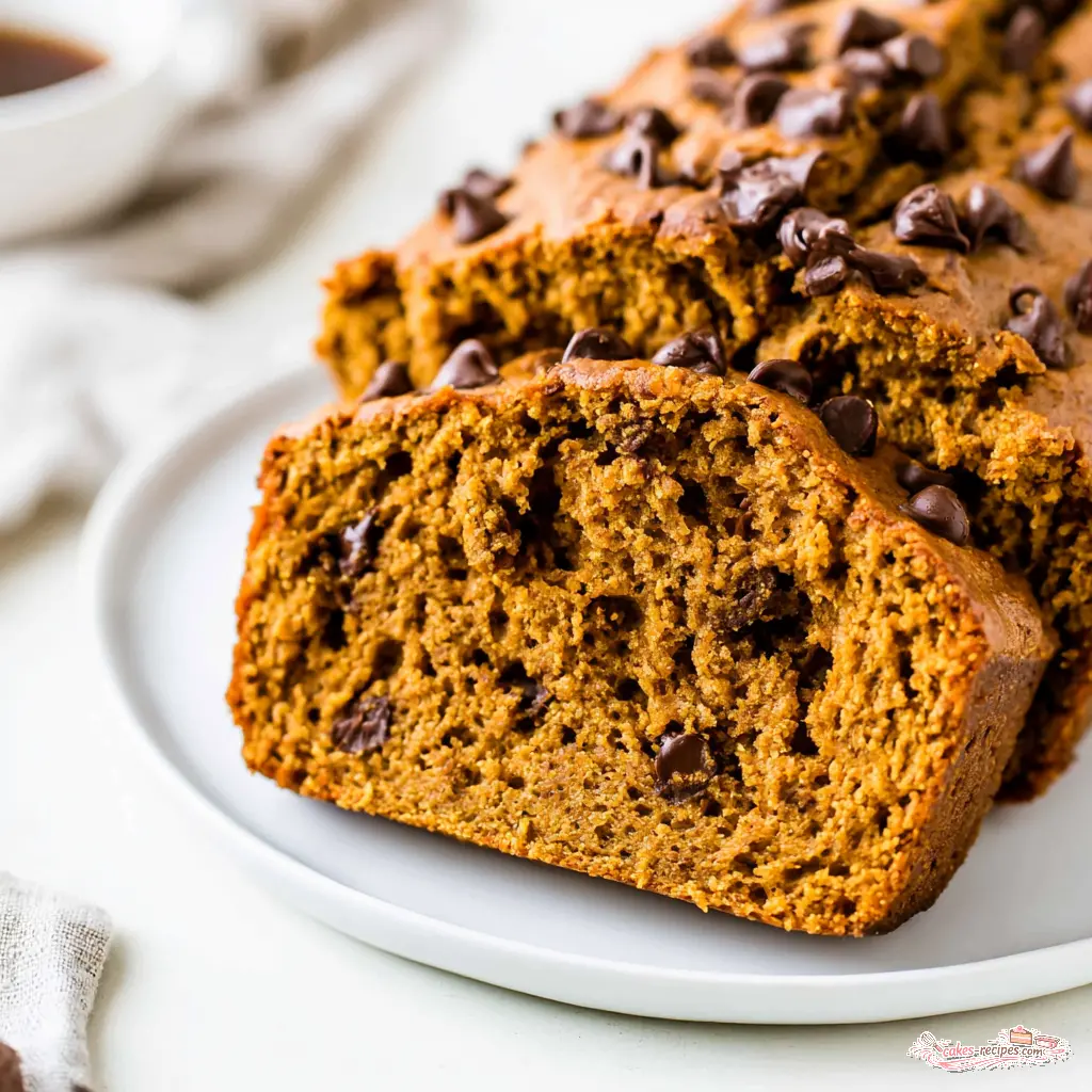 peanut butter pumpkin bread - final presentation