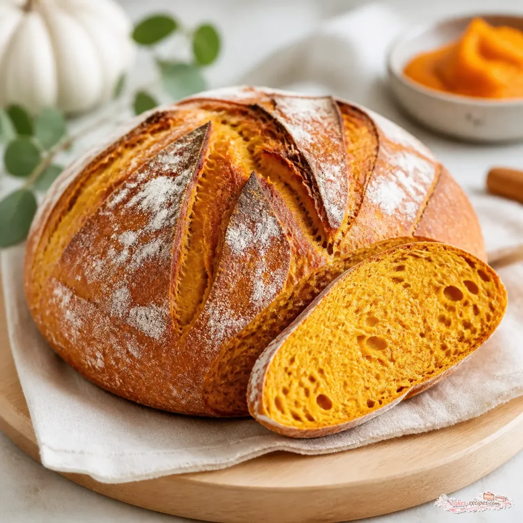 pumpkin sourdough bread 787336939