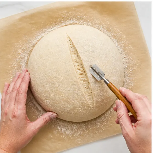 Step 3: Shaping the boule and scoring the top