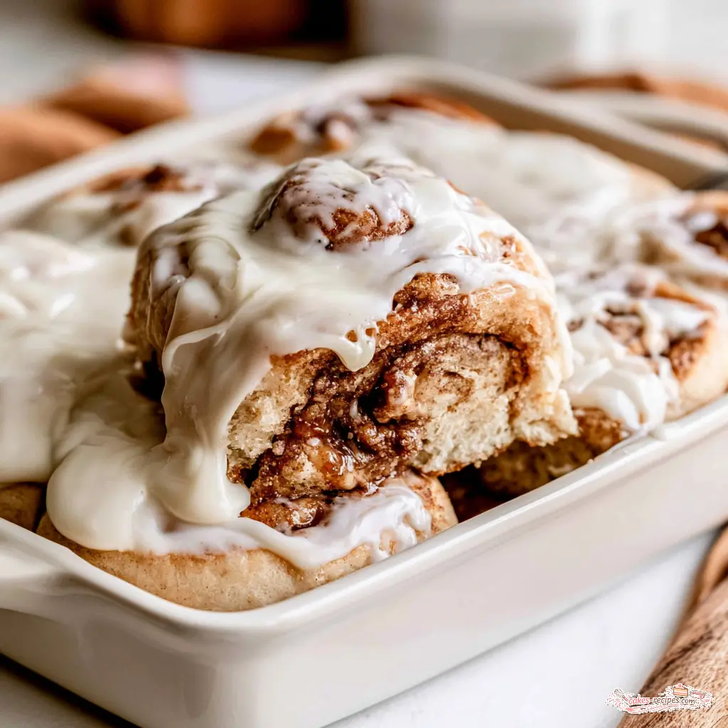sourdough discard cinnamon rolls - final presentation