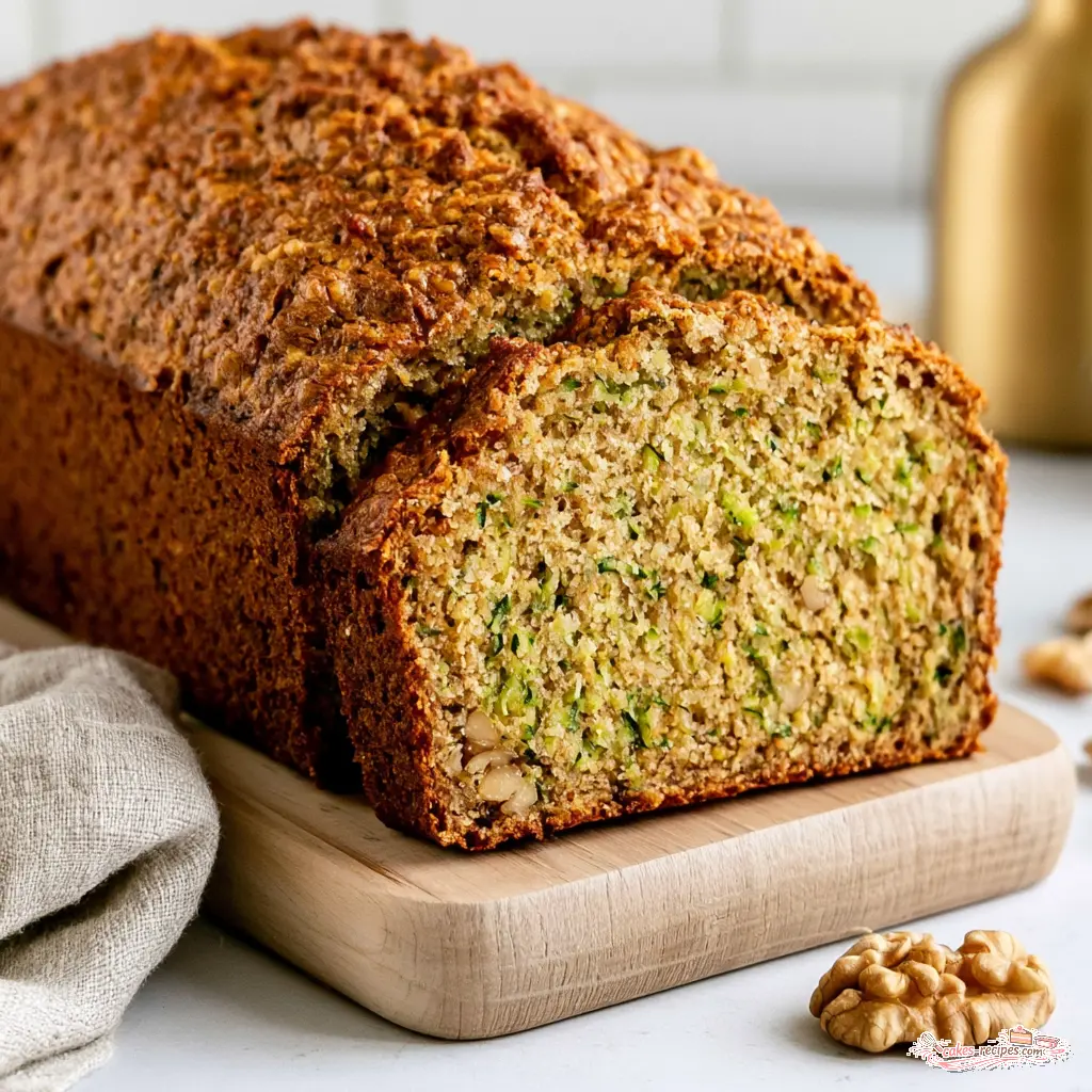 zucchini bread - final presentation