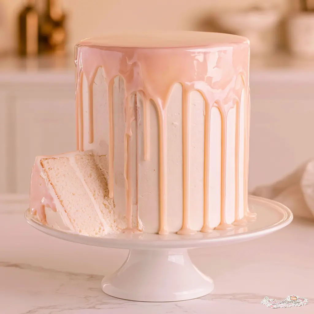 chocolate drip cake - final presentation