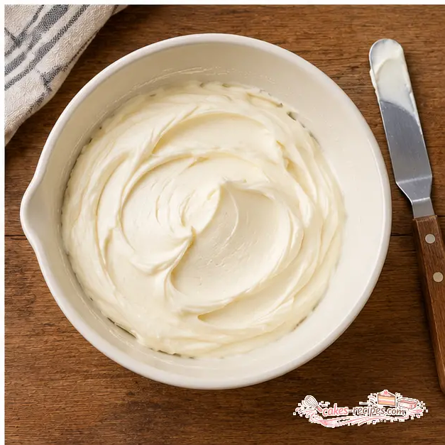 Step 4: Stop mixing and check for thick glossy soft peaks in the finished frosting