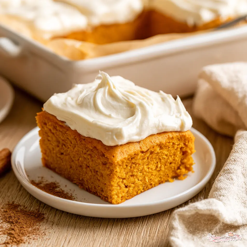 pumpkin bars with cream cheese frosting 622419229