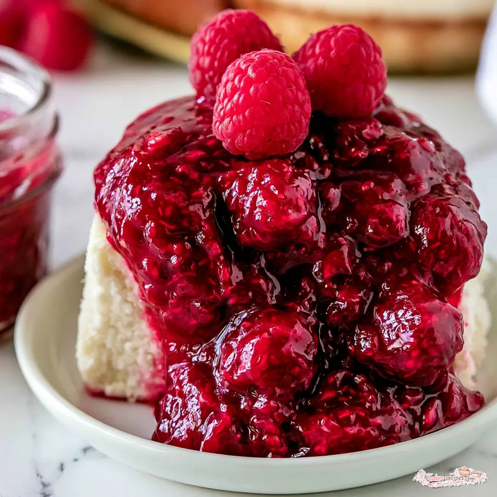 raspberry compote - final presentation