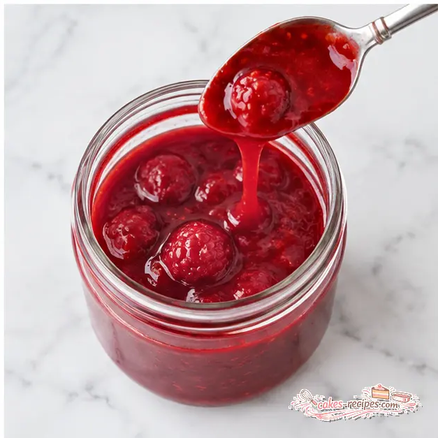 Step 4: Cool, then gently fold in the remaining whole raspberries for texture