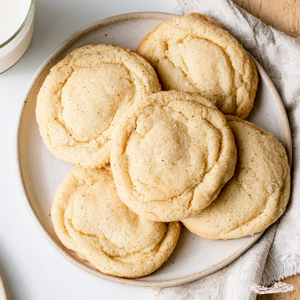 vanilla sugar cookies - final presentation